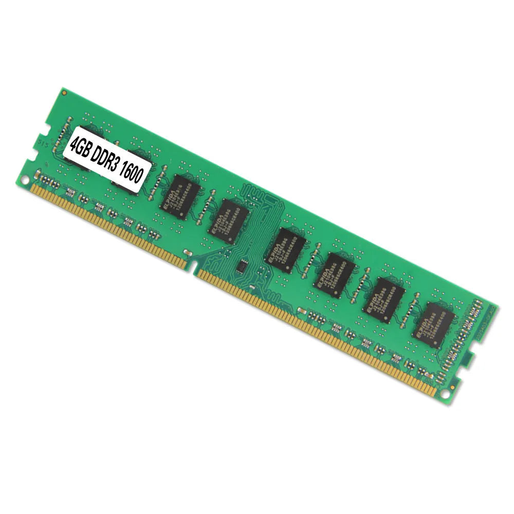 4GB DDR3 1600MHz desktop computer memory module for AMD systems