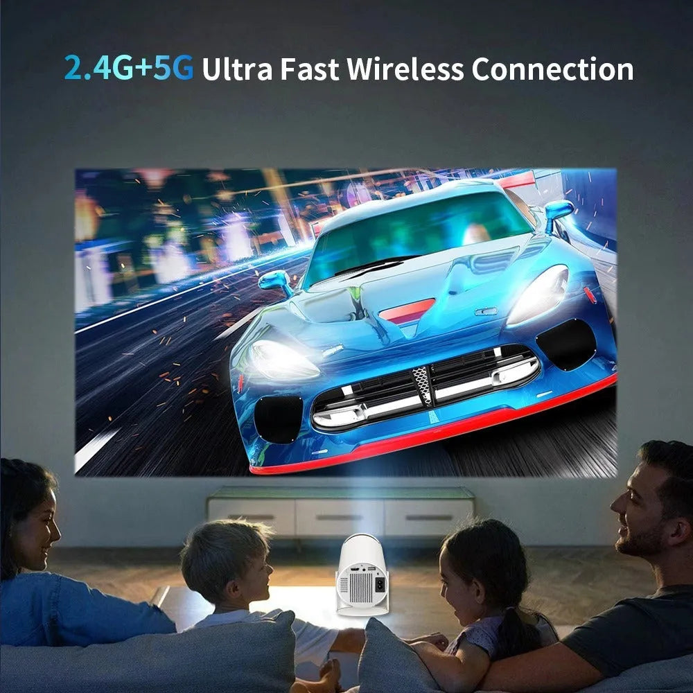 White Barrel X10 PLUS portable smart wall projection game machine HD projector with gamepad and remote control