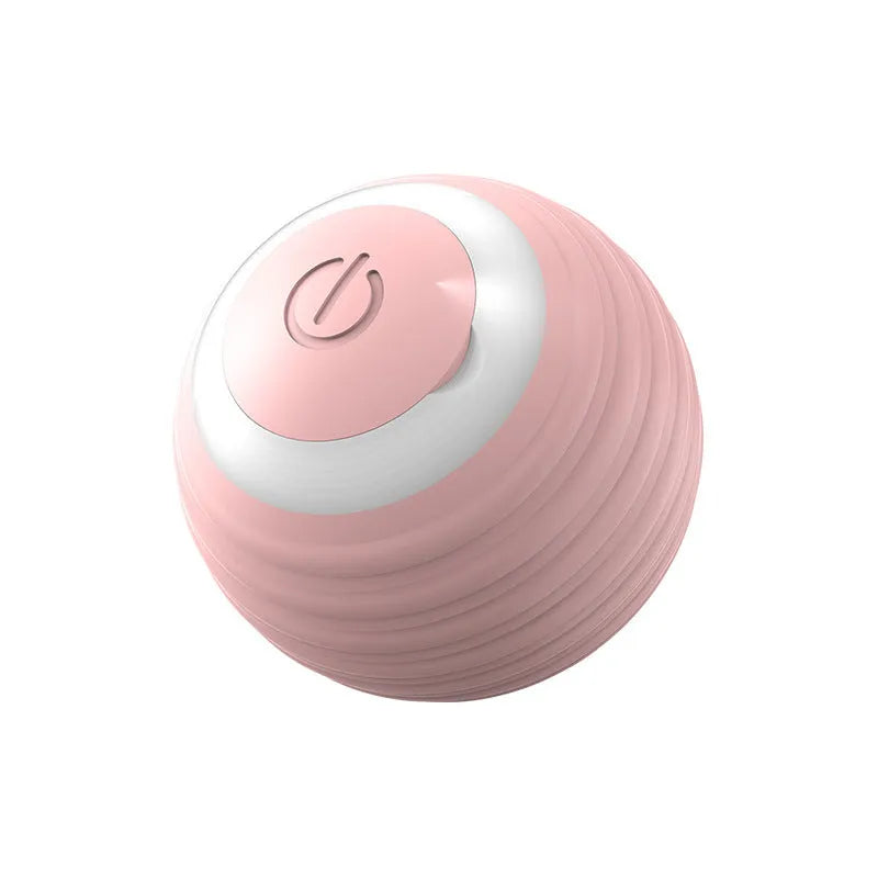 Automatic moving bouncing rolling ball smart cat toy in blue and pink colour options