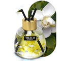 Glass car perfume ornament with loose incense for aromatherapy in vehicle