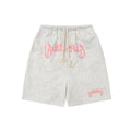 Cotton blend cropped sweatpants in street style with loose fit design