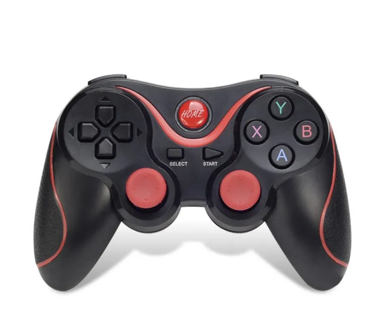 Black X3 Bluetooth wireless game controller for Android mobile phones.