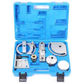 Volvo engine timing tool set with eight carbon steel pieces for cylinder head alignment