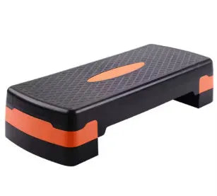 Fit Step aerobic stepper fitness equipment in grey, green, or orange colours