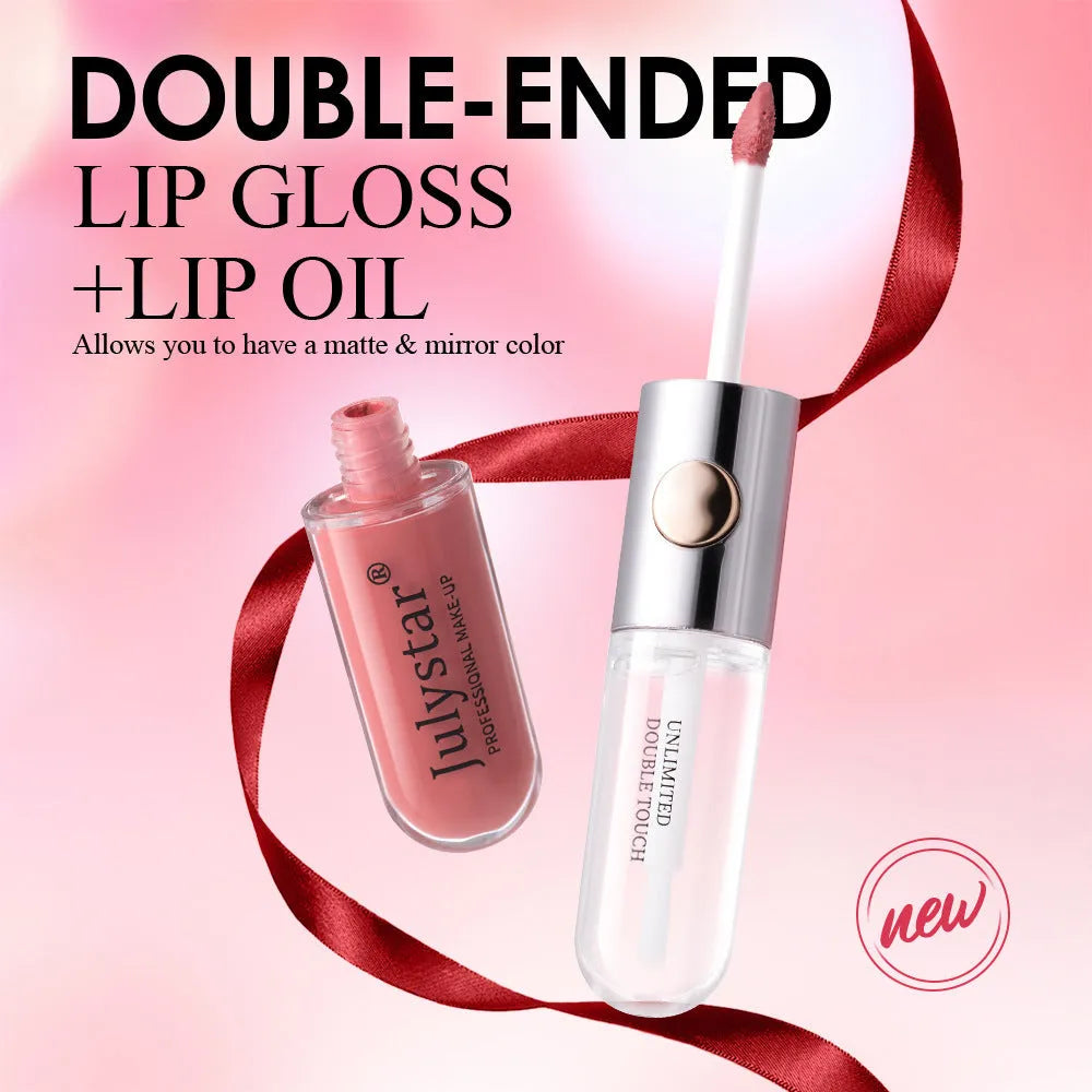 Women's moisturising lip gloss in 6ml size, shown in one of nine available colour shades.