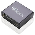 Black HDMI to DVI converter with coaxial audio output and 1.5 metre cable for 1080p monitor connection