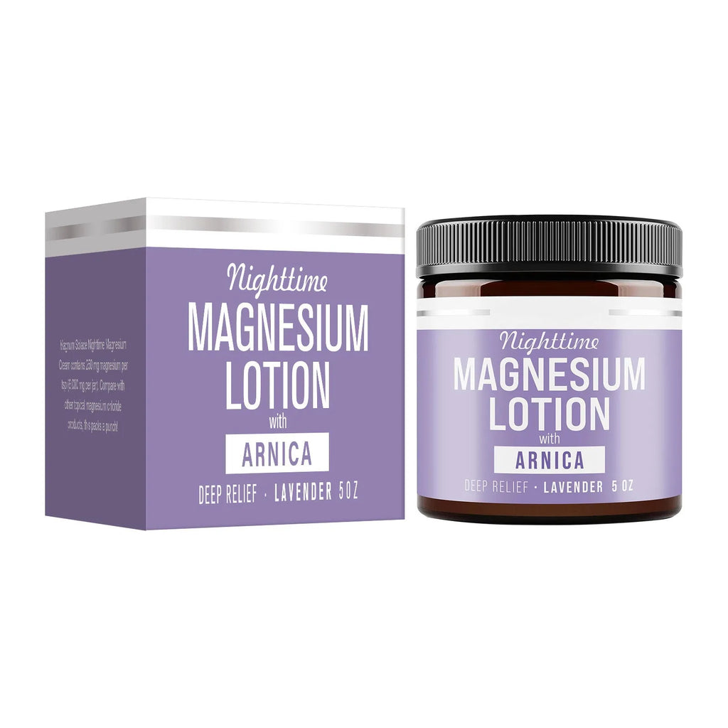 150ml magnesium body butter cream jar with shea butter and grape seed oil for skin moisturising