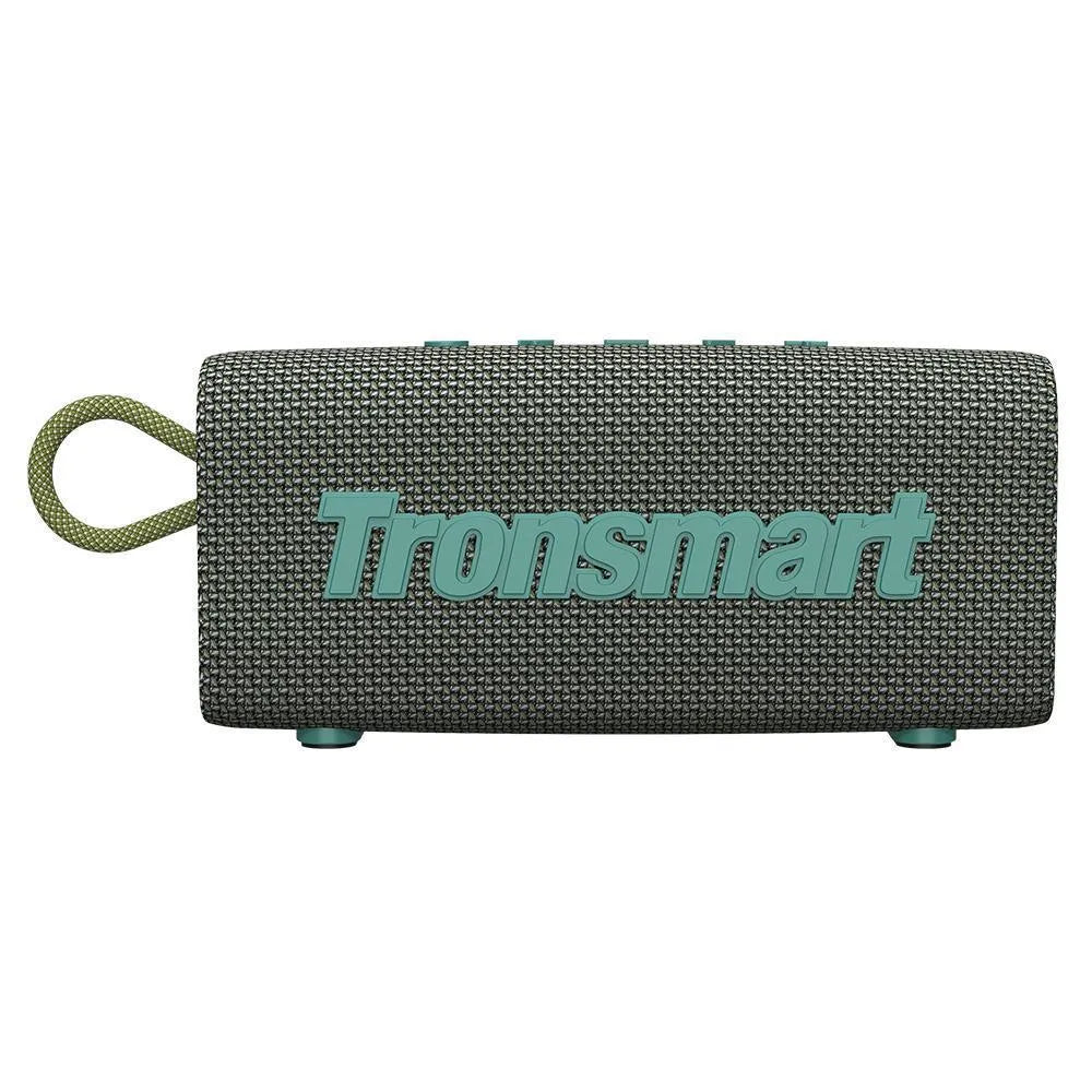Portable outdoor waterproof Bluetooth speaker shown in available colours.