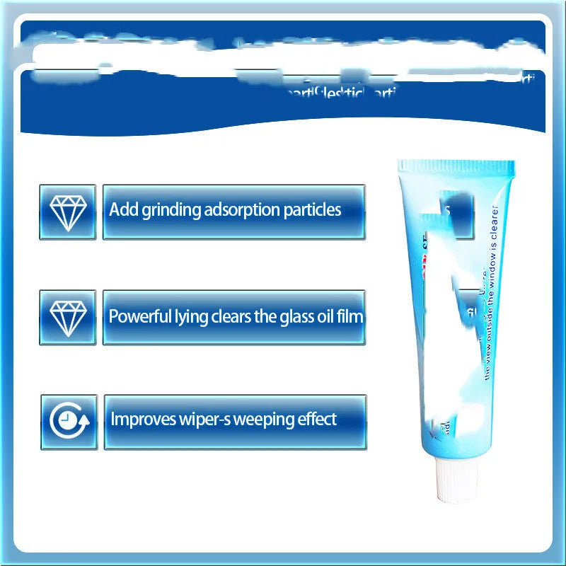 15ml automotive glass rainproof agent in white English version bag packaging for windscreen anti-fog treatment
