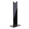 Pink and black detachable headphone stand with non-slip silicone base for gaming headsets