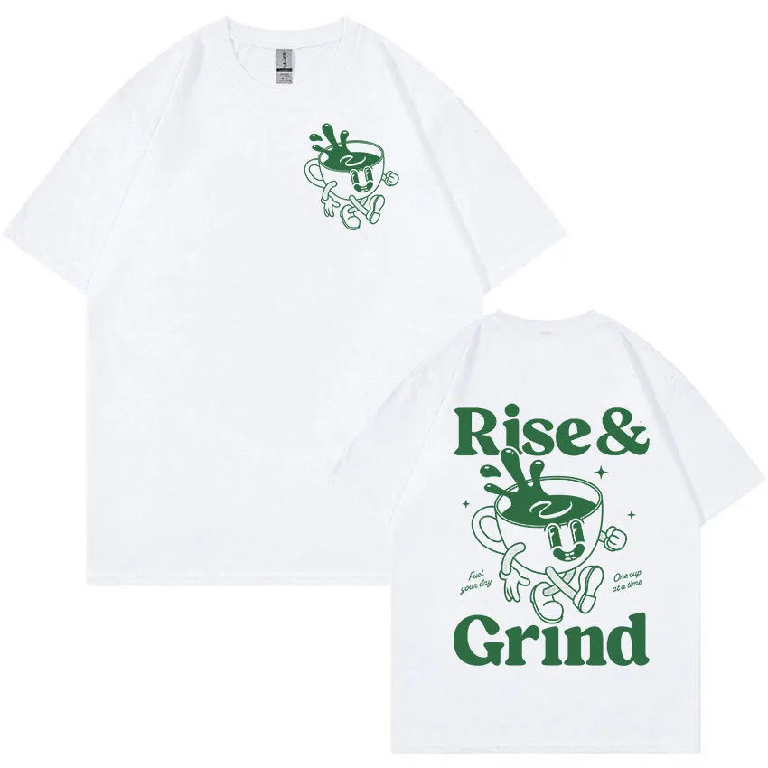 Men's loose fit linen t-shirt on a hanger, shown in a light colour, with short sleeves and a casual crew neck.