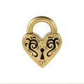 Heart-shaped stainless steel earrings with electroplated gold or steel colour finishes