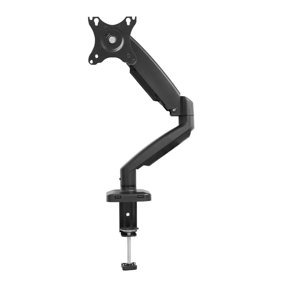 Black rotating telescopic LCD screen bracket elevated desk stand