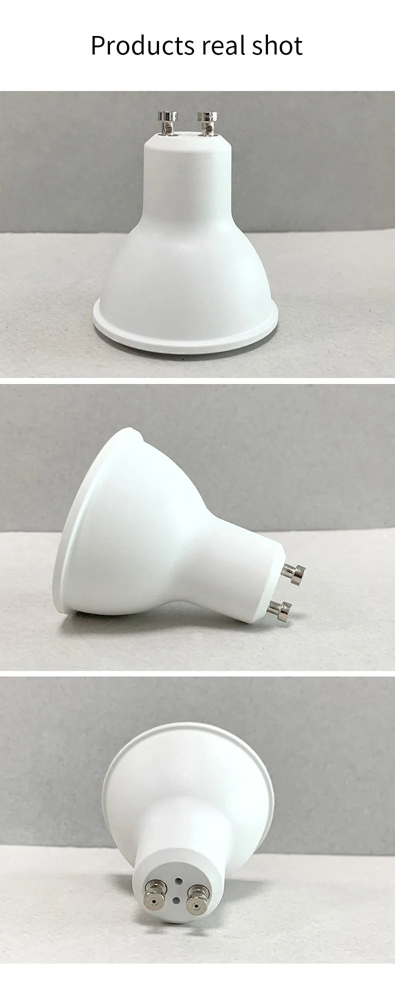 Wi-Fi smart GU10 LED spotlight bulb with RGBCCT colour and adjustable white light options