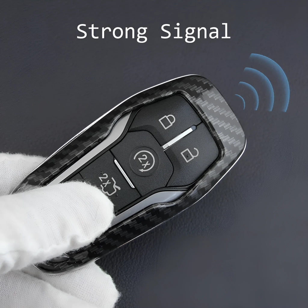 A plastic protective shell for a car key remote, shown in a single-piece design with an optional buckle attachment.