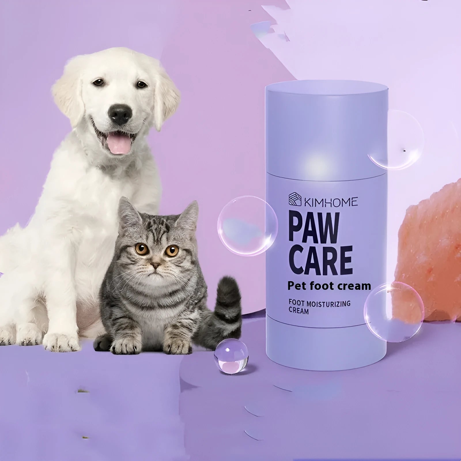 40g container of pet foot moisturising cream with Brazilian palm wax for cats and dogs