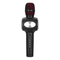Yaerjia E108 mobile microphone in black, gold, or pink with built-in speakers.