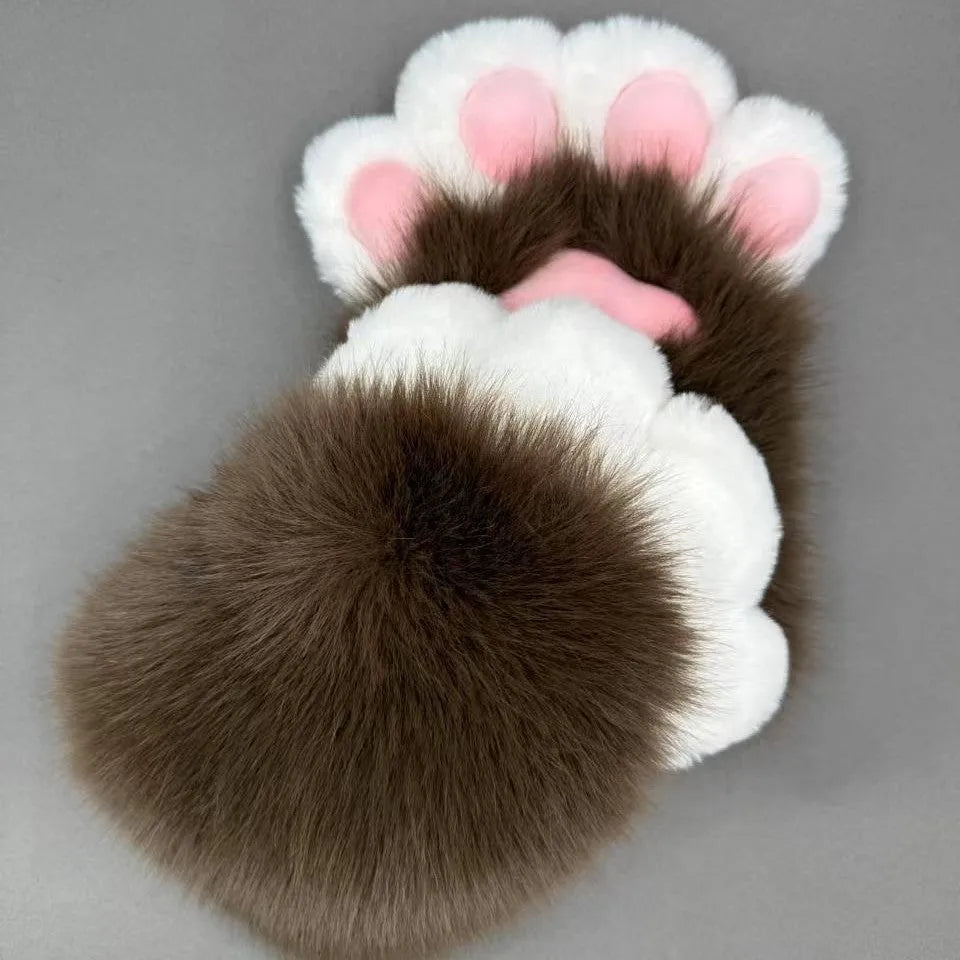 Colourful animal claw cosplay gloves in multiple colour combinations with nylon construction