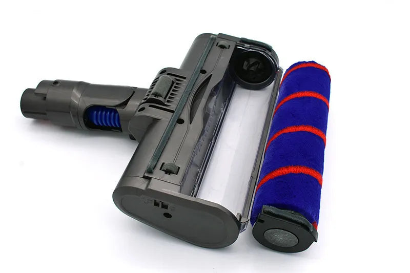 Dyson vacuum cleaner replacement electric floor brush head with soft velvet roller, 260mm size.