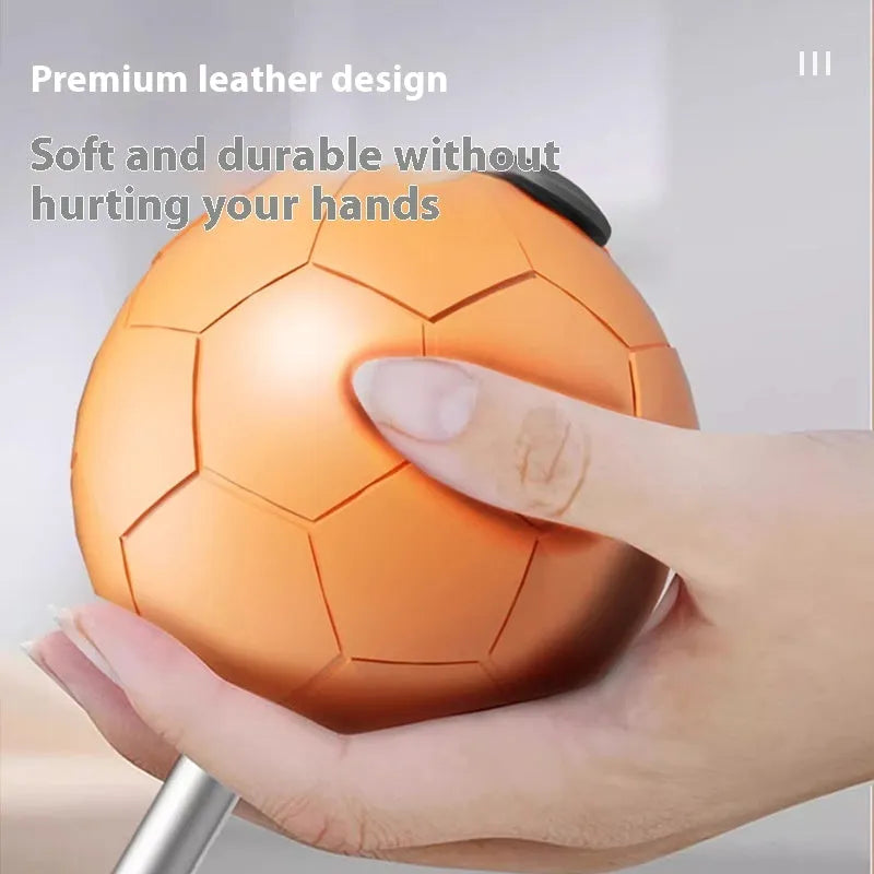 Vertical boxing reaction speed ball in grey and orange colours for youth and adult training