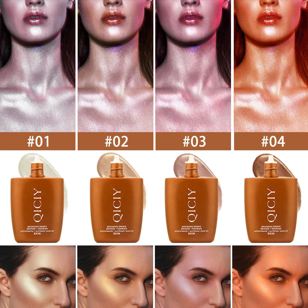 30ml contouring liquid for face and body brightening with four shade options