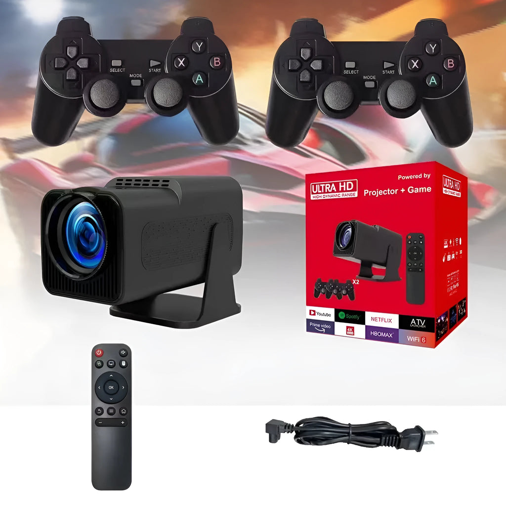 720p HD wireless home projector for gaming and entertainment projection