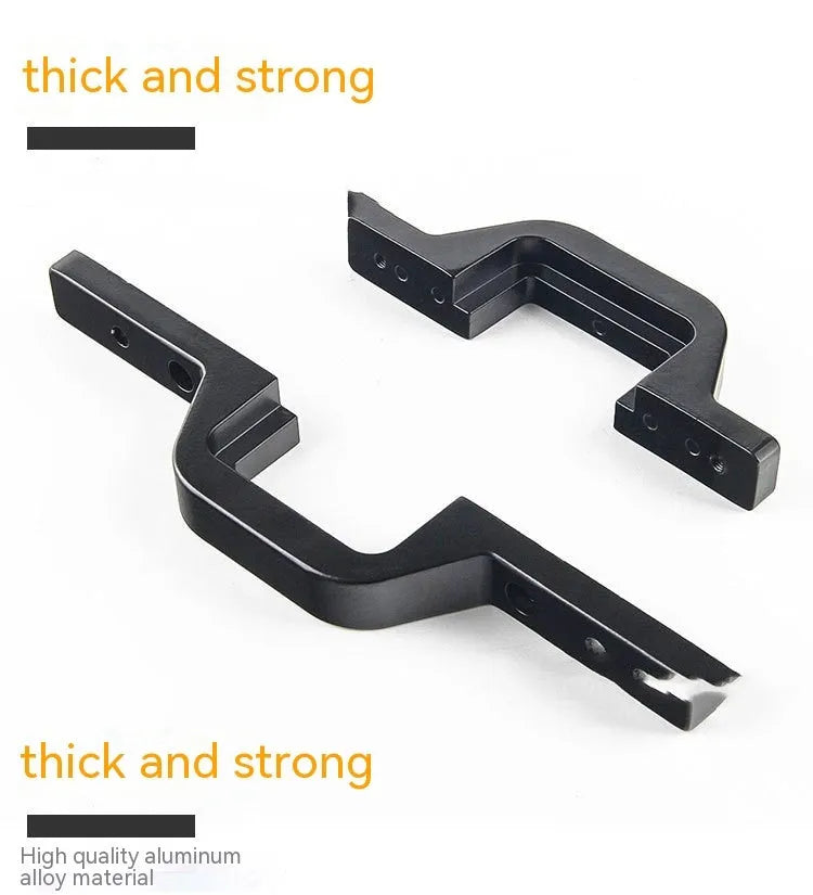 Black aluminium alloy LED reversing light bracket for Jeep Wrangler off-road vehicle