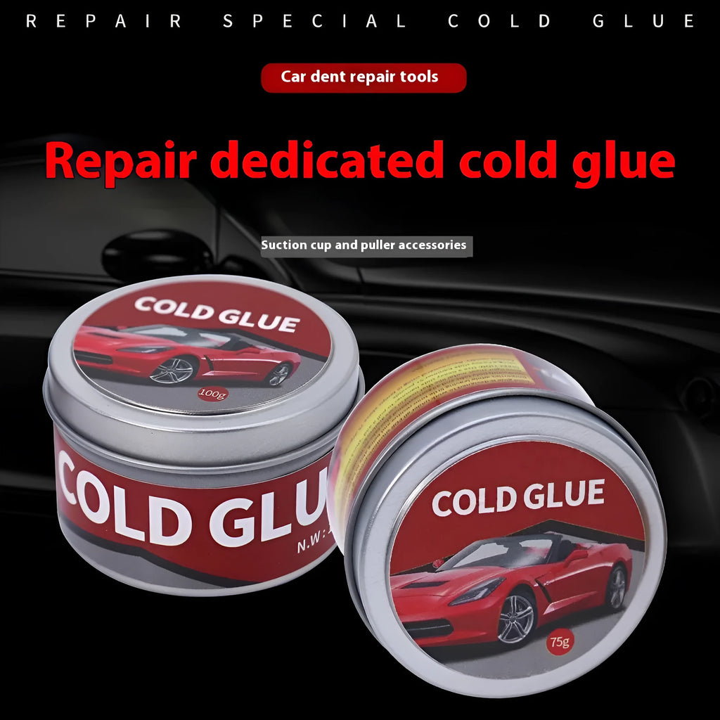 Automobile depression repair cold glue container for car body dent repair