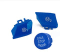 Red and blue M1 M2 steering wheel button replacements for BMW F30 and F34 models