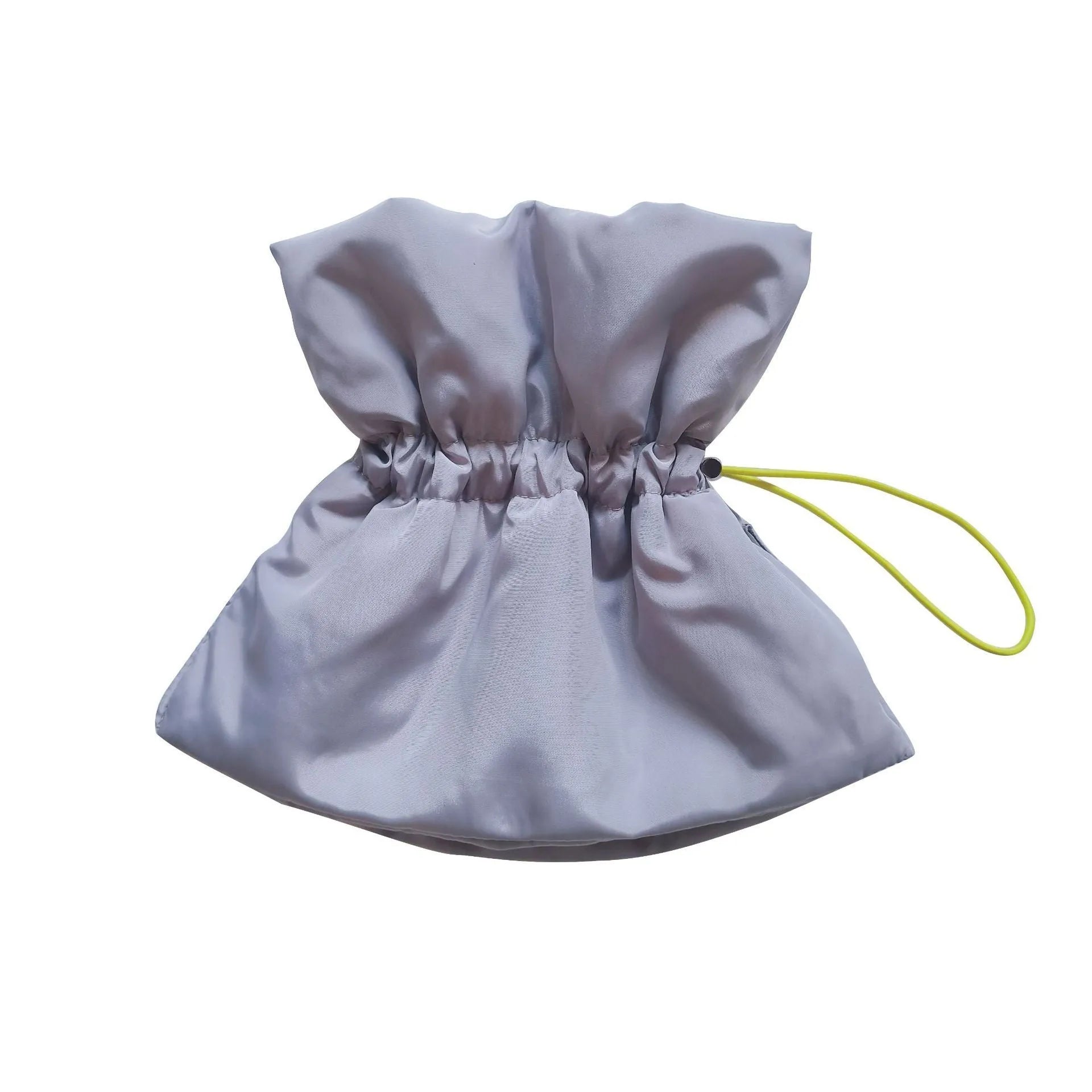 Soft adjustable Elizabethan recovery collar for cats in blue, shown on a cat to prevent licking.