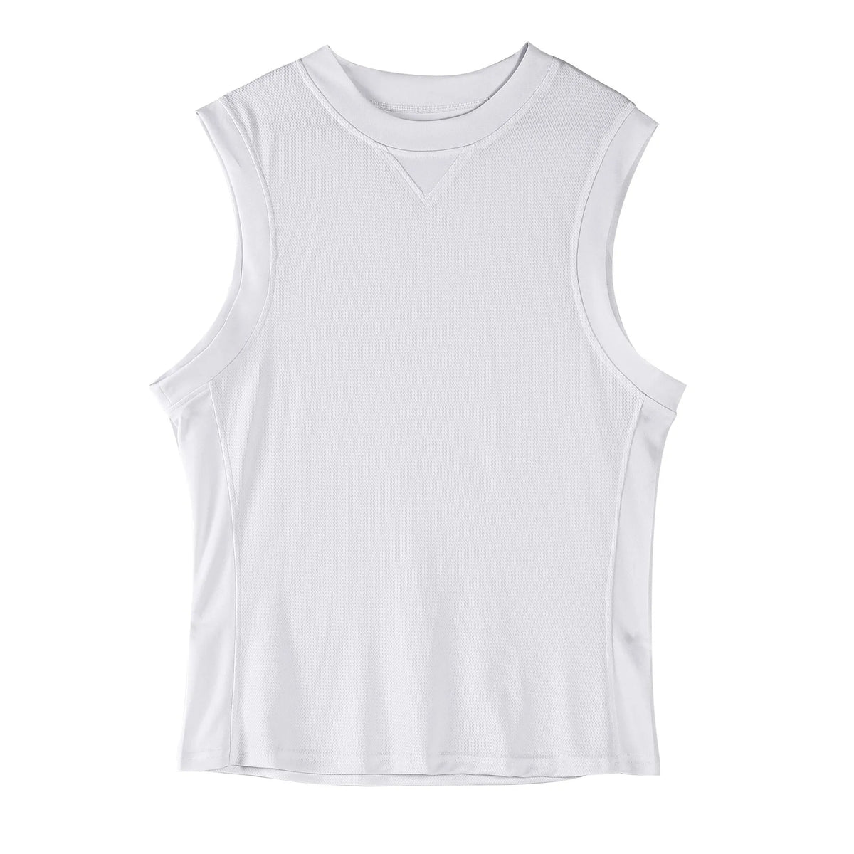 Men's quick-dry workout vest in black with loose fit design for summer sports