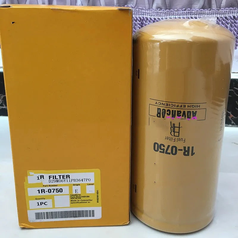 1R-0750 diesel fuel filter element with filter paper construction