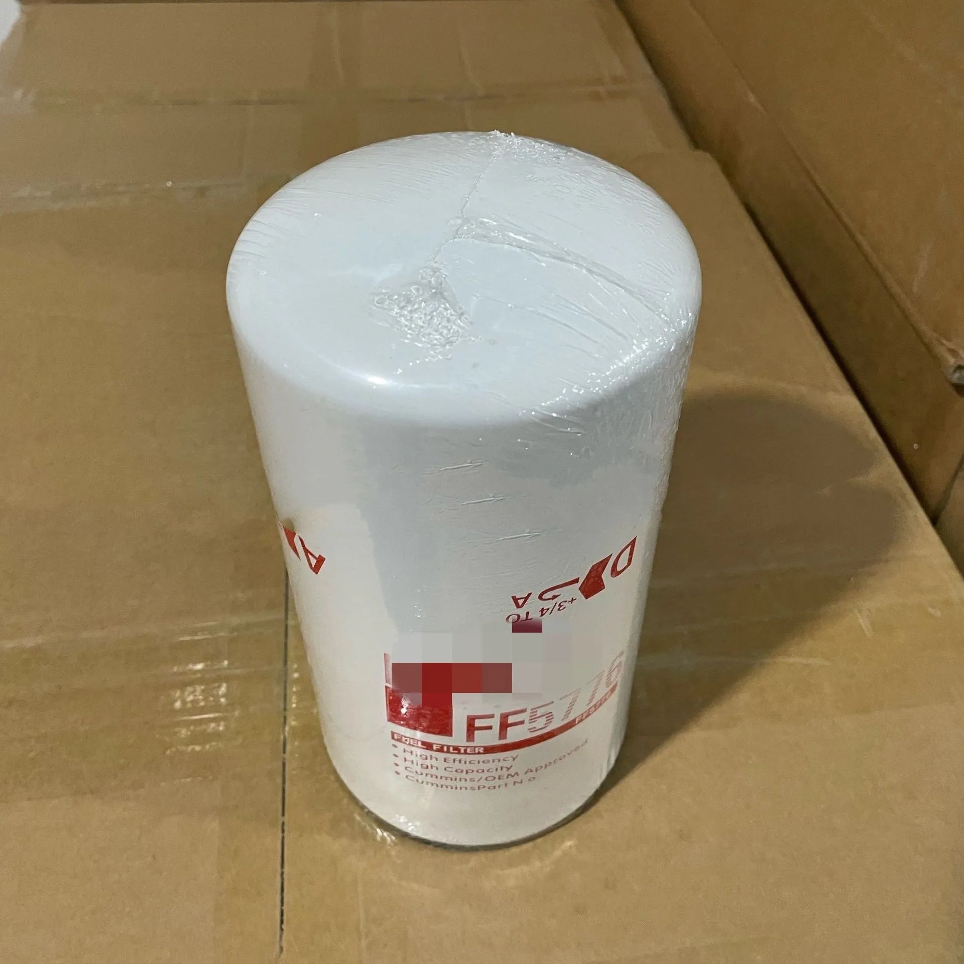 White metal diesel fuel filter element with folding construction for automotive engine systems