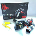 USB rechargeable automatic electronic snake cat toy with segmented plastic body on a floor.