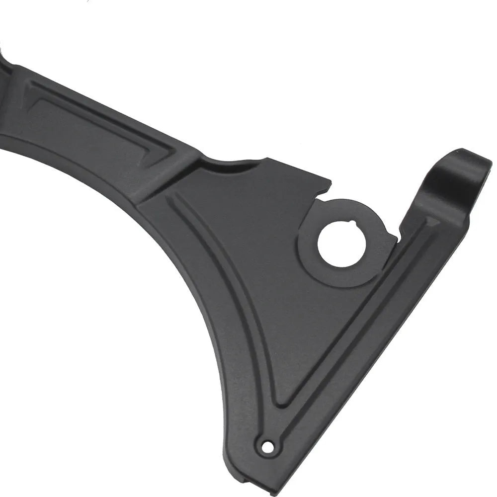 Black motorcycle cockpit fairing for BMW R1250GS and R1200GS LC models