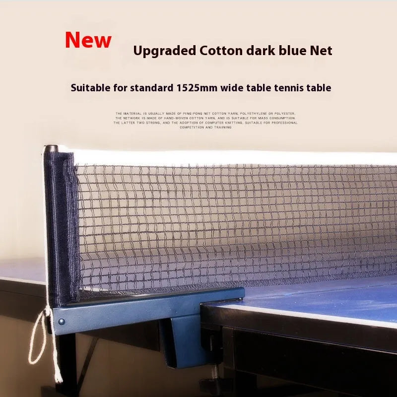Table tennis post with universal large clip for indoor open grid tables