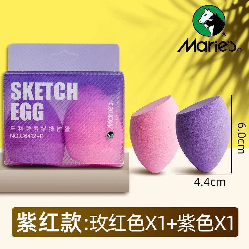 Yellow plastic rubbing knife for erasing fluorescent pen marks from sketches