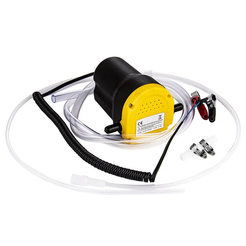 12V electric self-priming oil pump with engineering plastic body for transferring engine oil