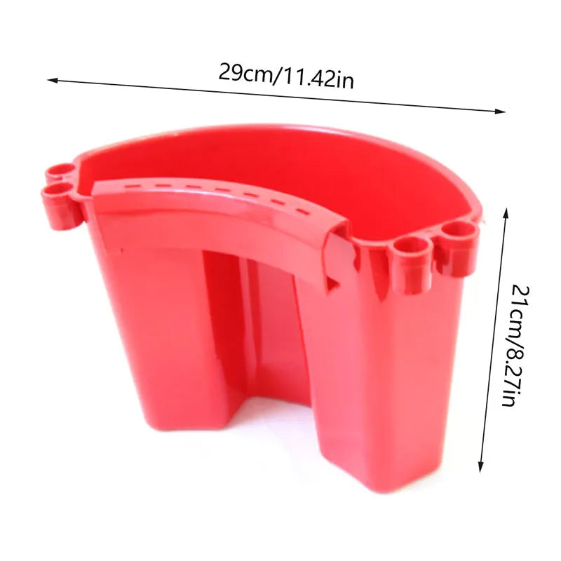 24 litre car washing bucket available in black, red, blue, and pink colour options