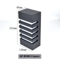 Minimalist aluminium outdoor wall lamp with IP55 waterproof rating and LED light source.