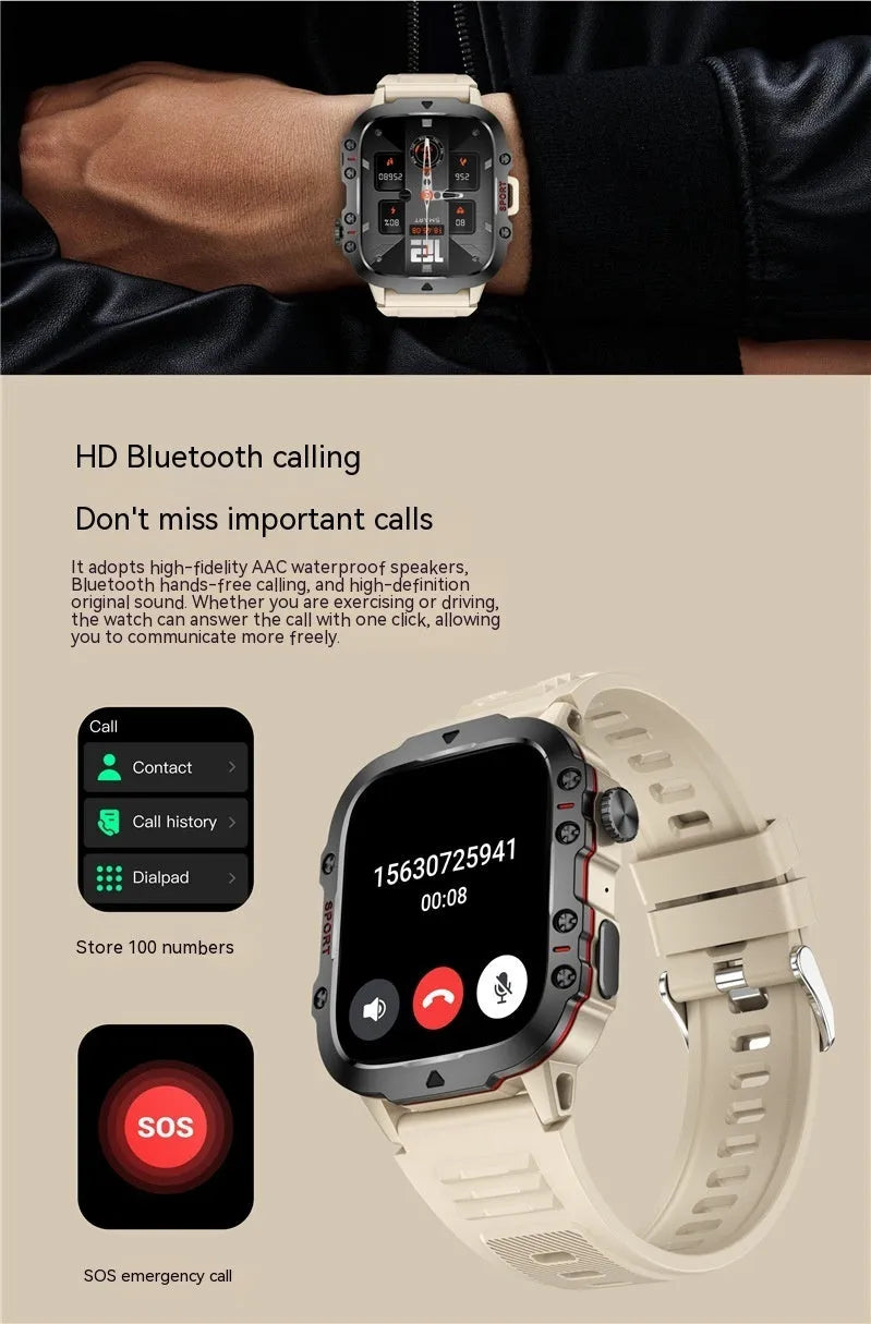 QX11 Smart Bluetooth Watch with TFT touch screen showing fitness tracking functions