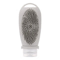 Silicone bath brush storage bottle in various colours with 100ml capacity for bathroom organisation
