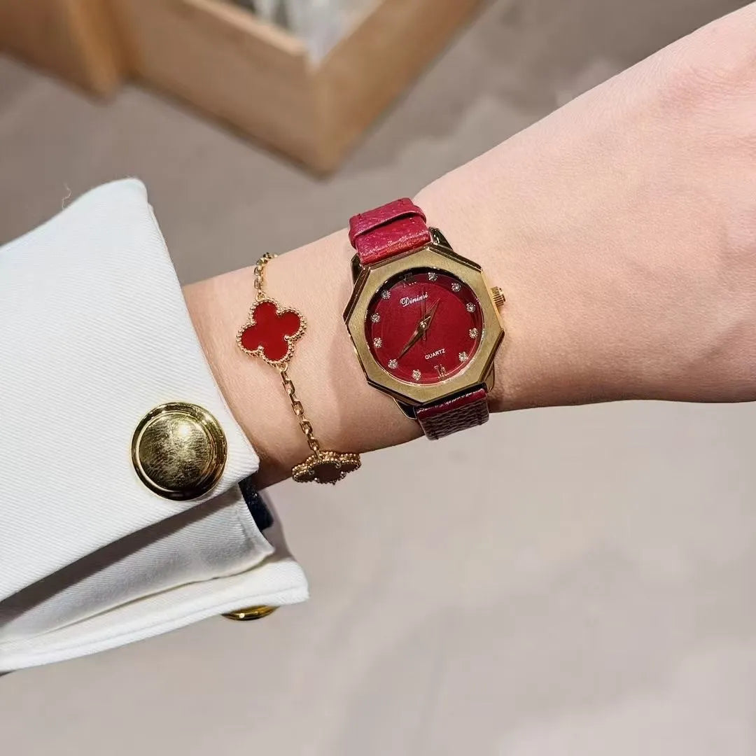 Chinese style alloy women's watch with decorative patterns showing 8mm thickness and multiple design options