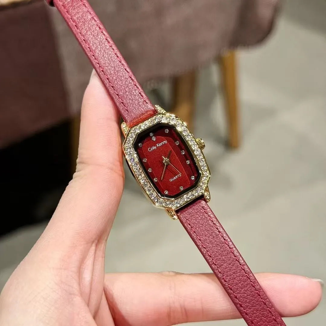 Chinese style alloy women's watch with decorative patterns showing 8mm thickness and multiple design options