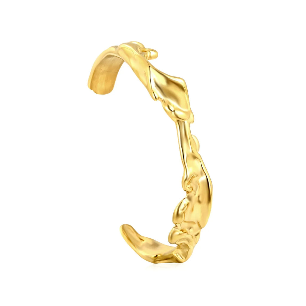 Stainless steel unisex bracelet in silver, gold and rose gold colours with alloy clasp