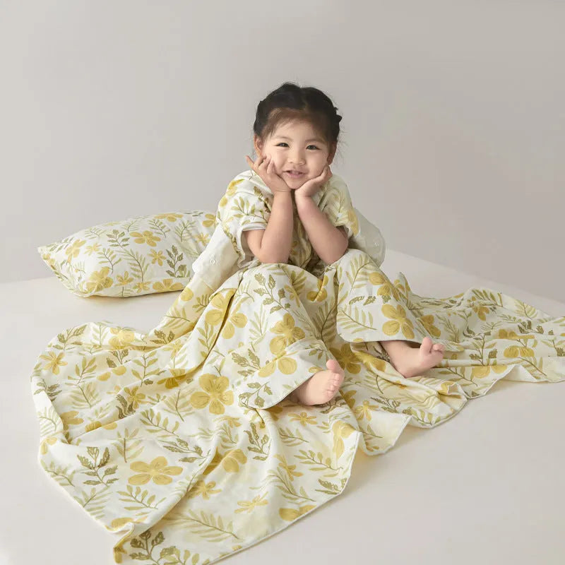 Anti-kick sleeping bag multifunctional blanket in various colours and sizes