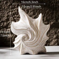 French art style ceramic vase with coloured glaze finish in European retro design