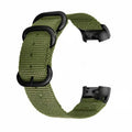 Nylon three-ring buckle strap for Fitbit Charge fitness tracker in multiple colours