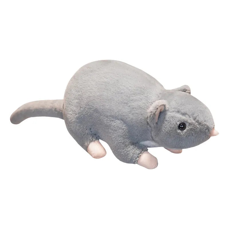 Cartoon little mouse plush doll toy shown in three size options: 32cm, 50cm, and 100cm.