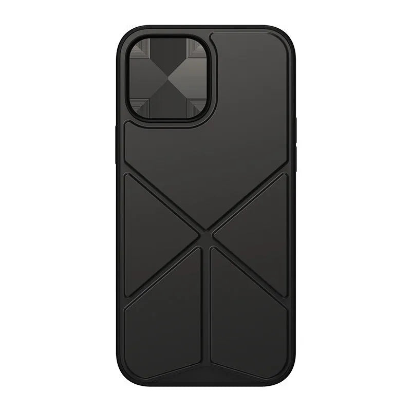 TPU back cover mobile phone case for iPhone 13 series in black or blue solid colour